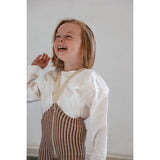 Silly Silas Granola X Cream Striped Special Footless Strumpbyxar