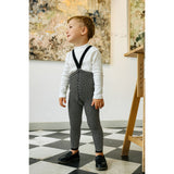 Silly Silas Black X White Checked Special Footless Strumpbyxar