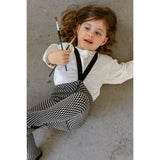 Silly Silas Black X White Checked Special Footed Strumpbyxar