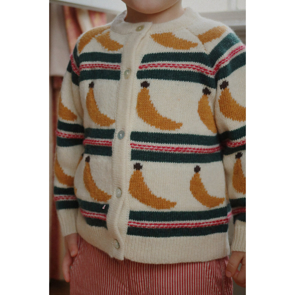 Konges Sløjd Banana Billi Stickad Cardigan