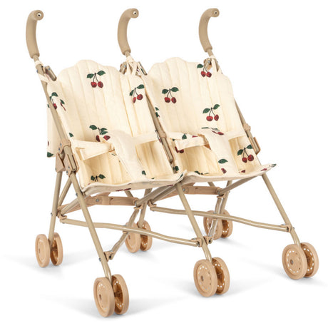 Konges Sløjd Ma Grande Cerise Twin Docka Stroller