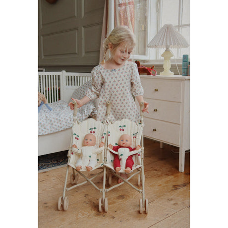 Konges Sløjd Ma Grande Cerise Twin Docka Stroller