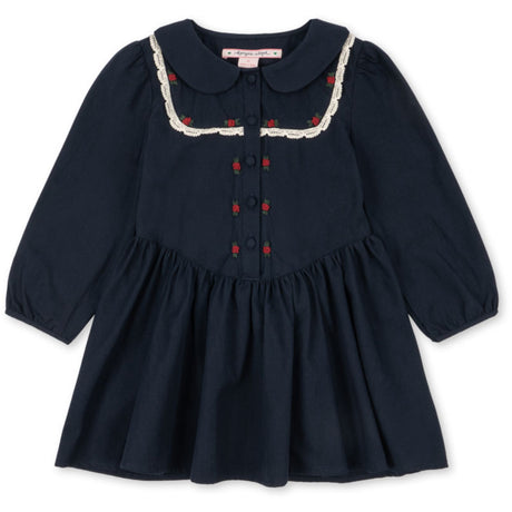 Konges Sløjd Dark Navy Emmy Klänning Gots