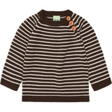 FUB Mocca/Ecru Baby Sweater