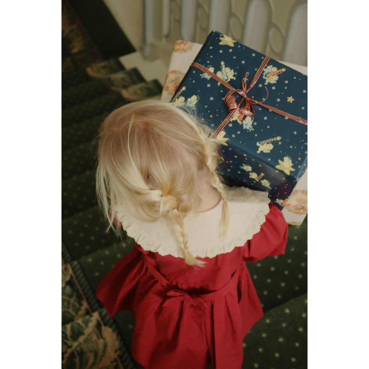 Konges Sløjd Red Dahlia Coeur Krage Klänning Gots