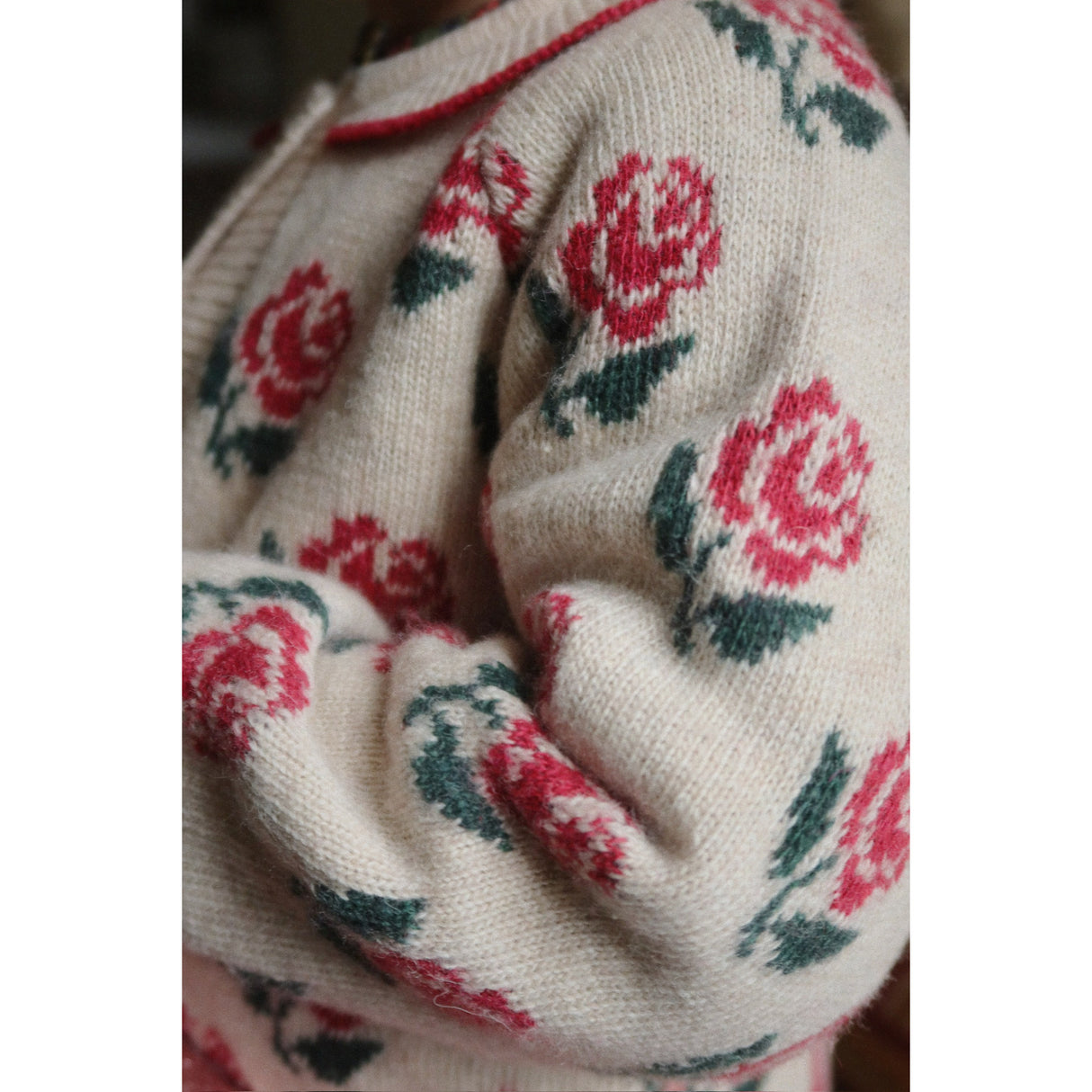 Konges Sløjd Rose Belou Stickad Krage Cardigan