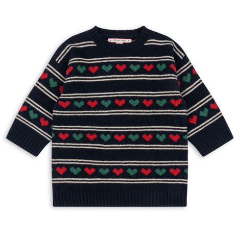 Konges Sløjd Heart Belou Stickad Klänning