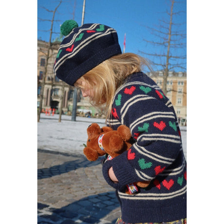 Konges Sløjd Heart Belou Stickad Cardigan