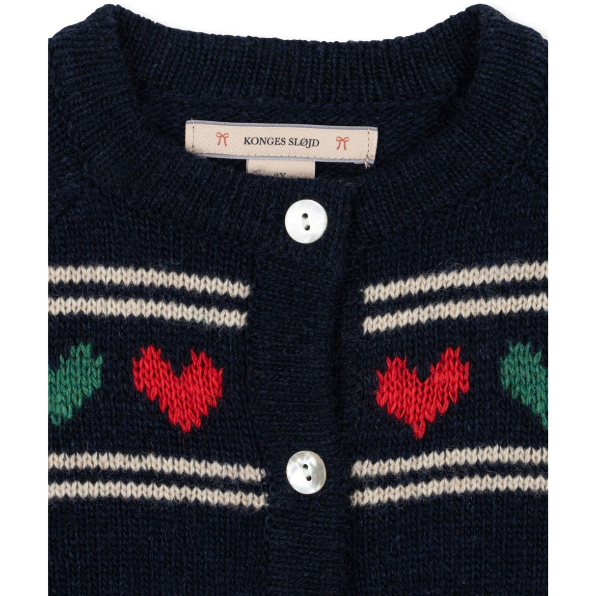 Konges Sløjd Heart Belou Stickad Cardigan