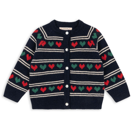 Konges Sløjd Heart Belou Stickad Cardigan