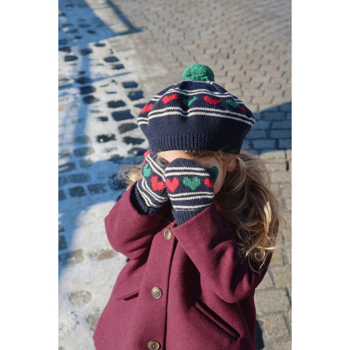 Konges Sløjd Heart Belou Stickad Beret