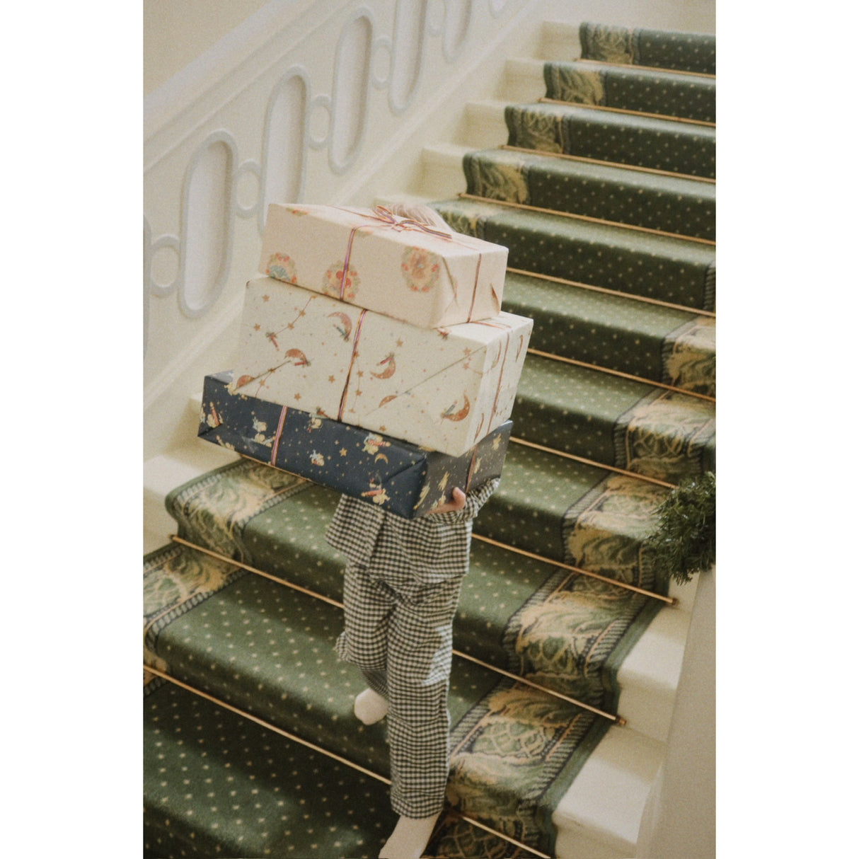 Konges Sløjd Green Check Foret Byxor Gots