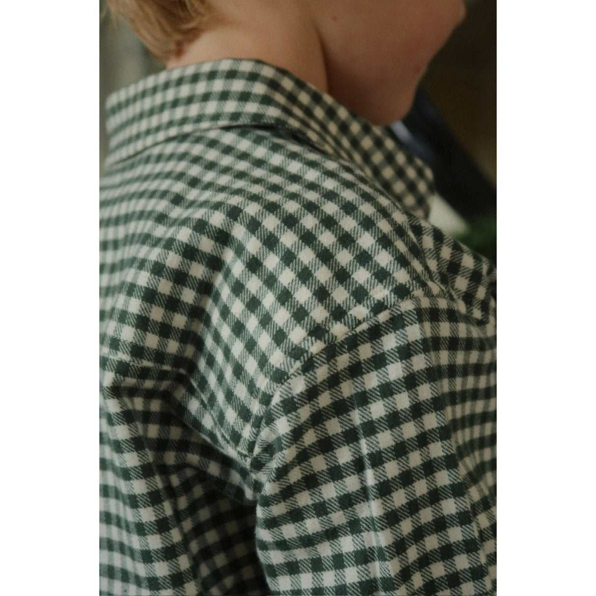 Konges Sløjd Green Check Foret Ls Skjorta Gots