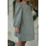 Konges Sløjd Green Check Foret Klänning Gots