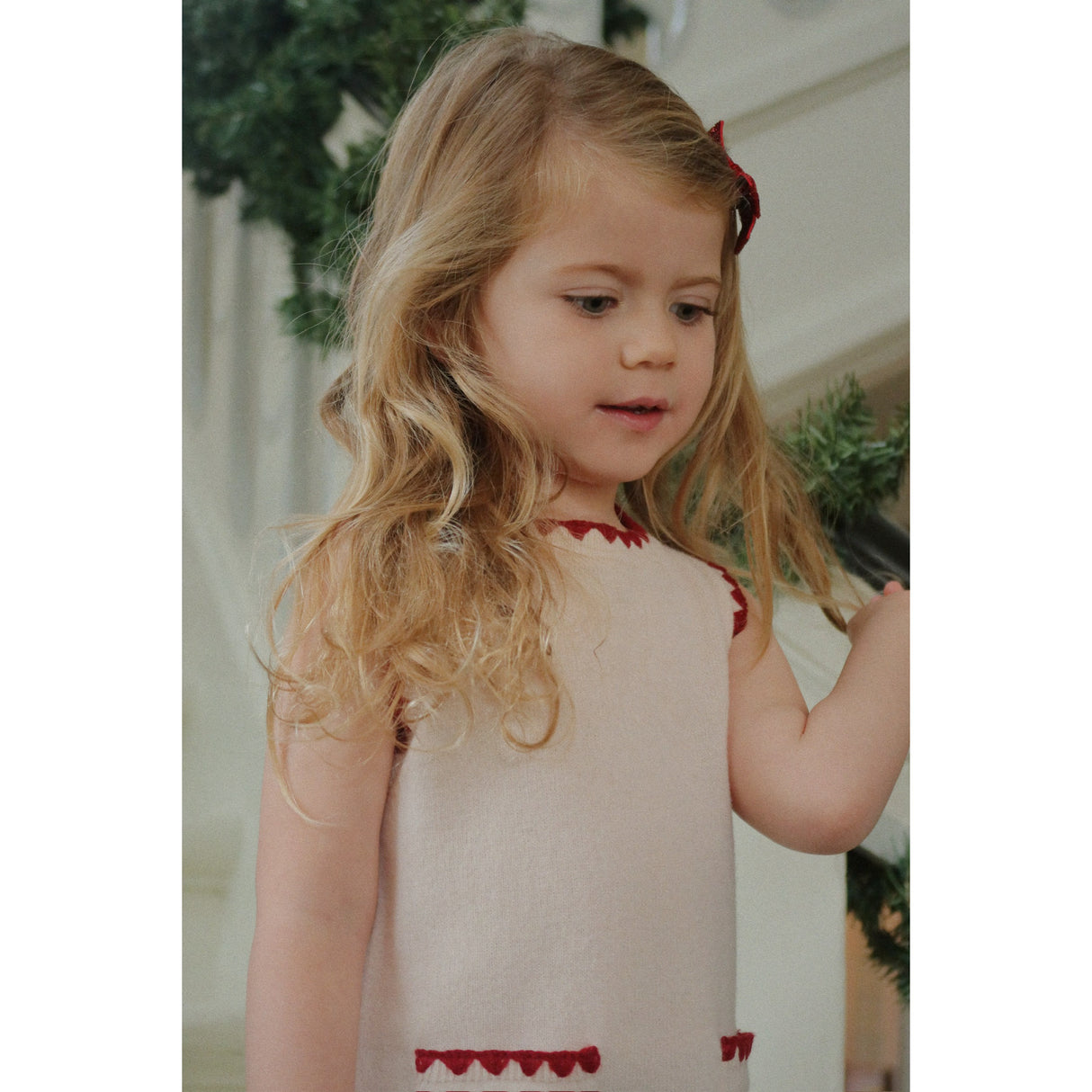 Konges Sløjd Red/Green 6 Pack Micki Rosett Hair Clips