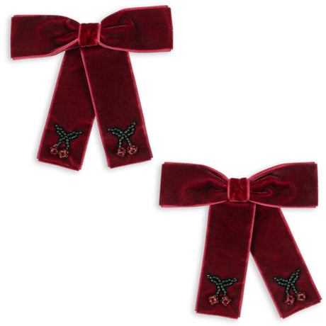 Konges Sløjd Rio Red 2 Pack Juliette Rosett Hair Clip