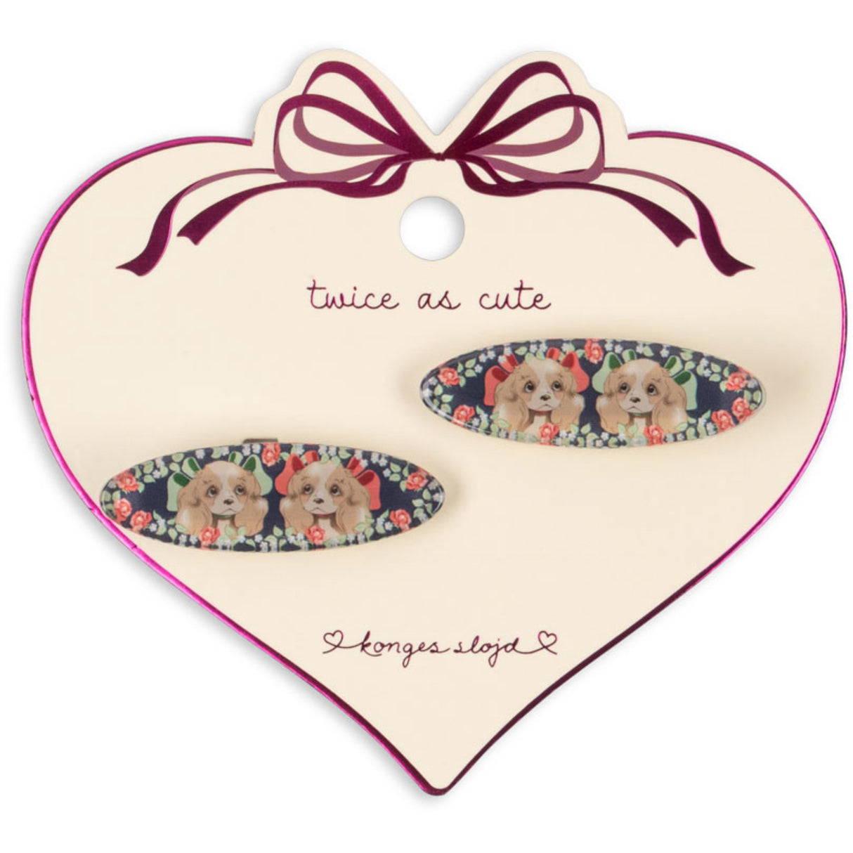Konges Sløjd Puppy 2 Pack Agnes Hair Clip