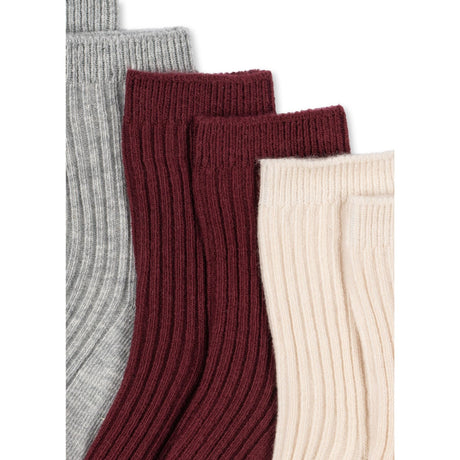 Konges Sløjd Mix Pack 3 Pack Rib Strumpor