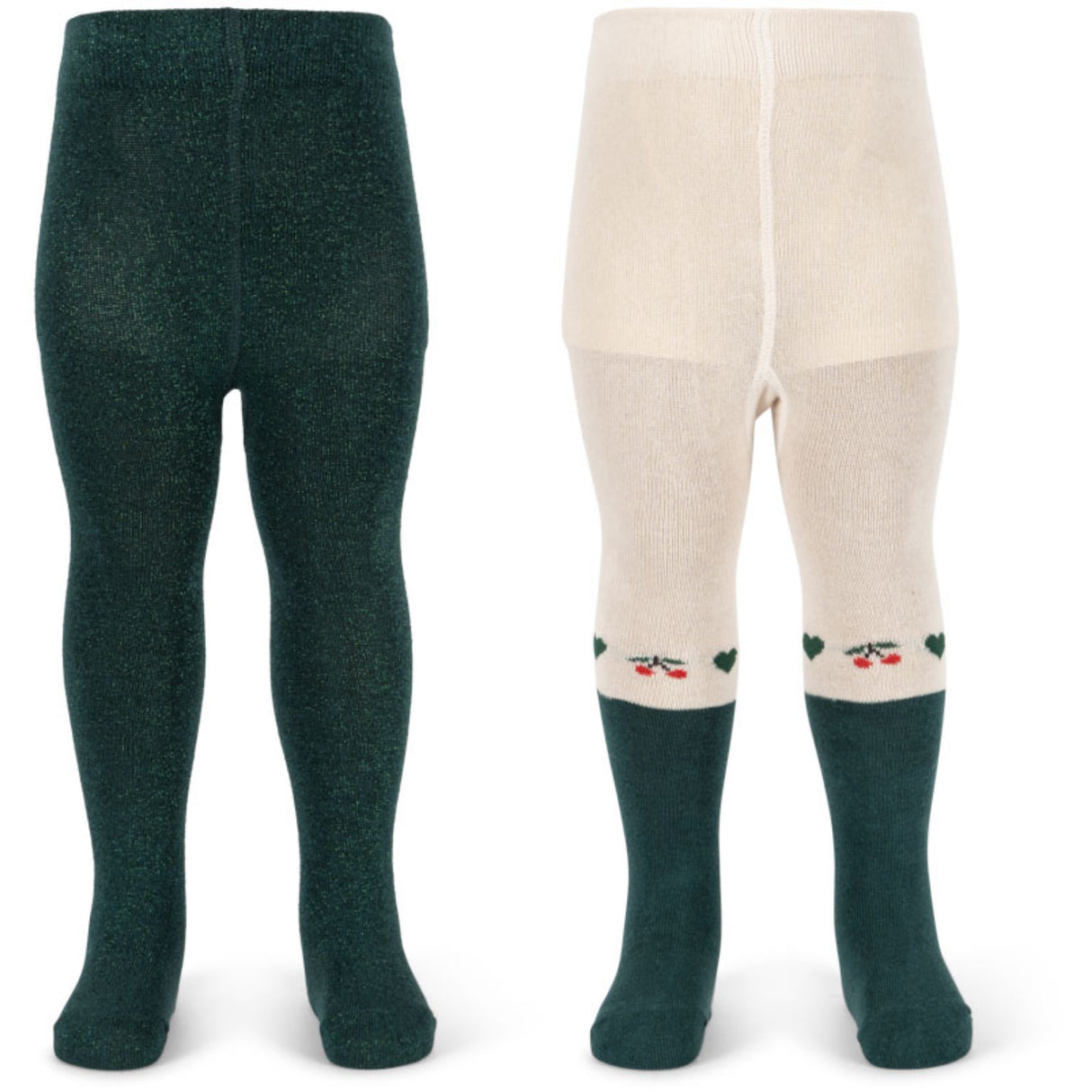 Konges Sløjd Cherry Mix 2 Pack Lurex Strumpbyxar