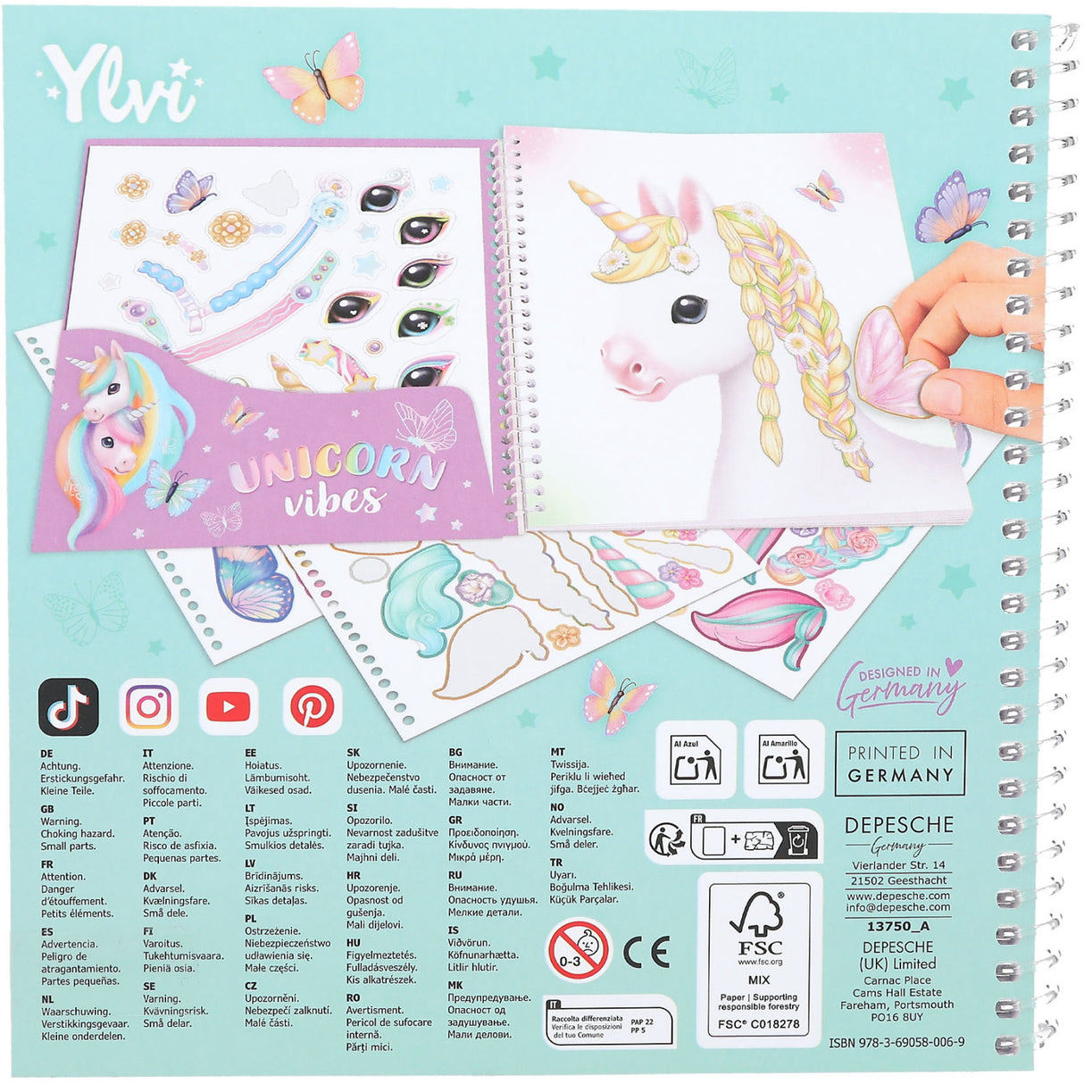 Ylvi Create Your Special Unicorn Klänning Me Up