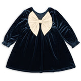 Konges Sløjd x Luksusbaby Navy Blazer Gia Rosett Klänning Grs
