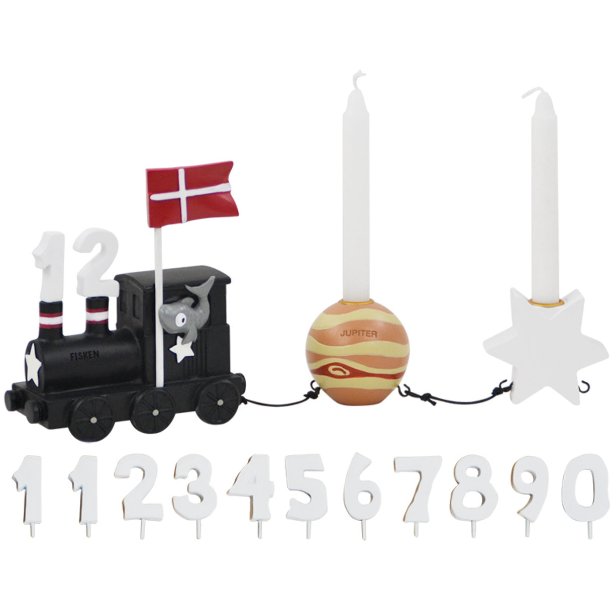 Kids by Friis Fisken Födelsesdagstog M. Planet Og Stjerne