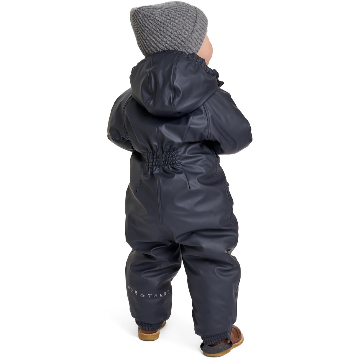 Ver de Terre Gummi Vinteroverall Navy