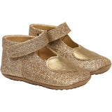 Pom Pom Gold Glitter Beginners™ Ballerinaskor Heart