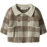 Lil'Atelier Sepia Tint Nbmrobo Ls Loose Stickad Card Lil