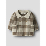 Lil'Atelier Sepia Tint Nbmrobo Ls Loose Stickad Card Lil