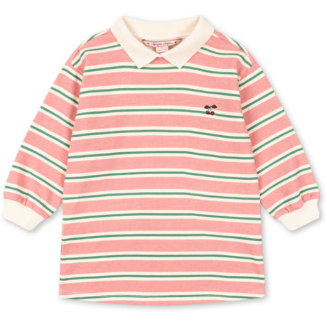 Konges Sløjd Blush Bound Stripe Spotty Ls Klänning Gots