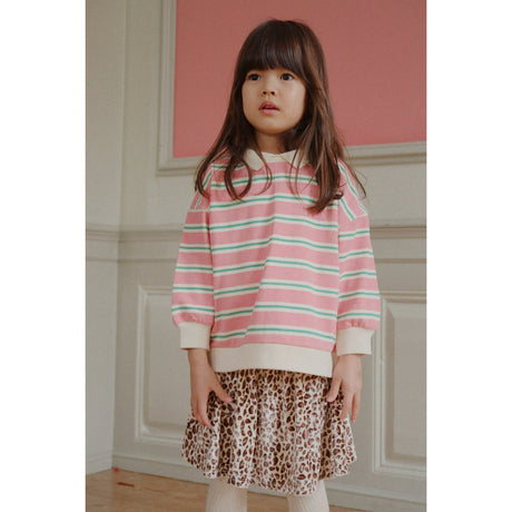 Konges Sløjd Blush Bound Stripe Spotty Ls Pikétröja Gots