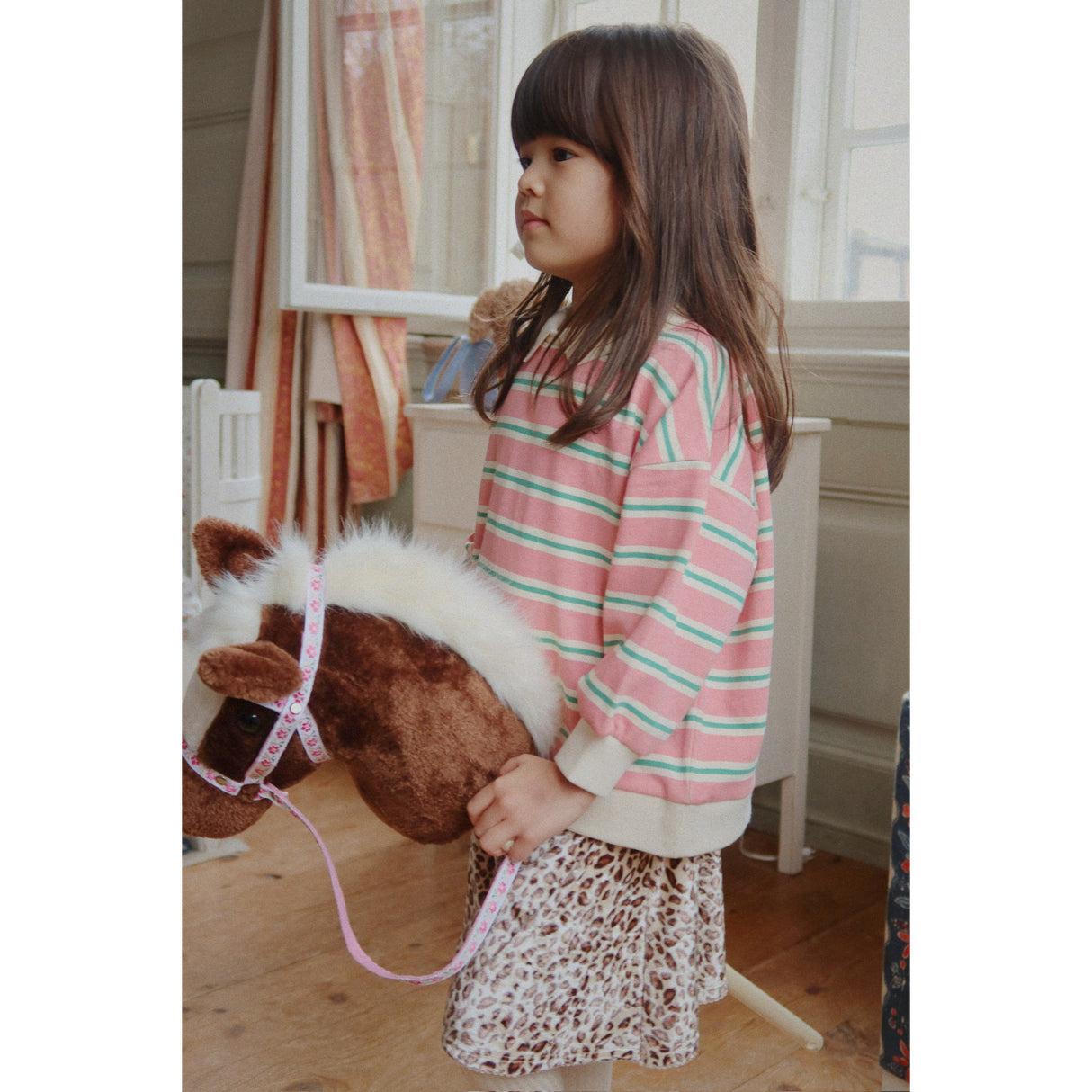 Konges Sløjd Blush Bound Stripe Spotty Ls Pikétröja Gots