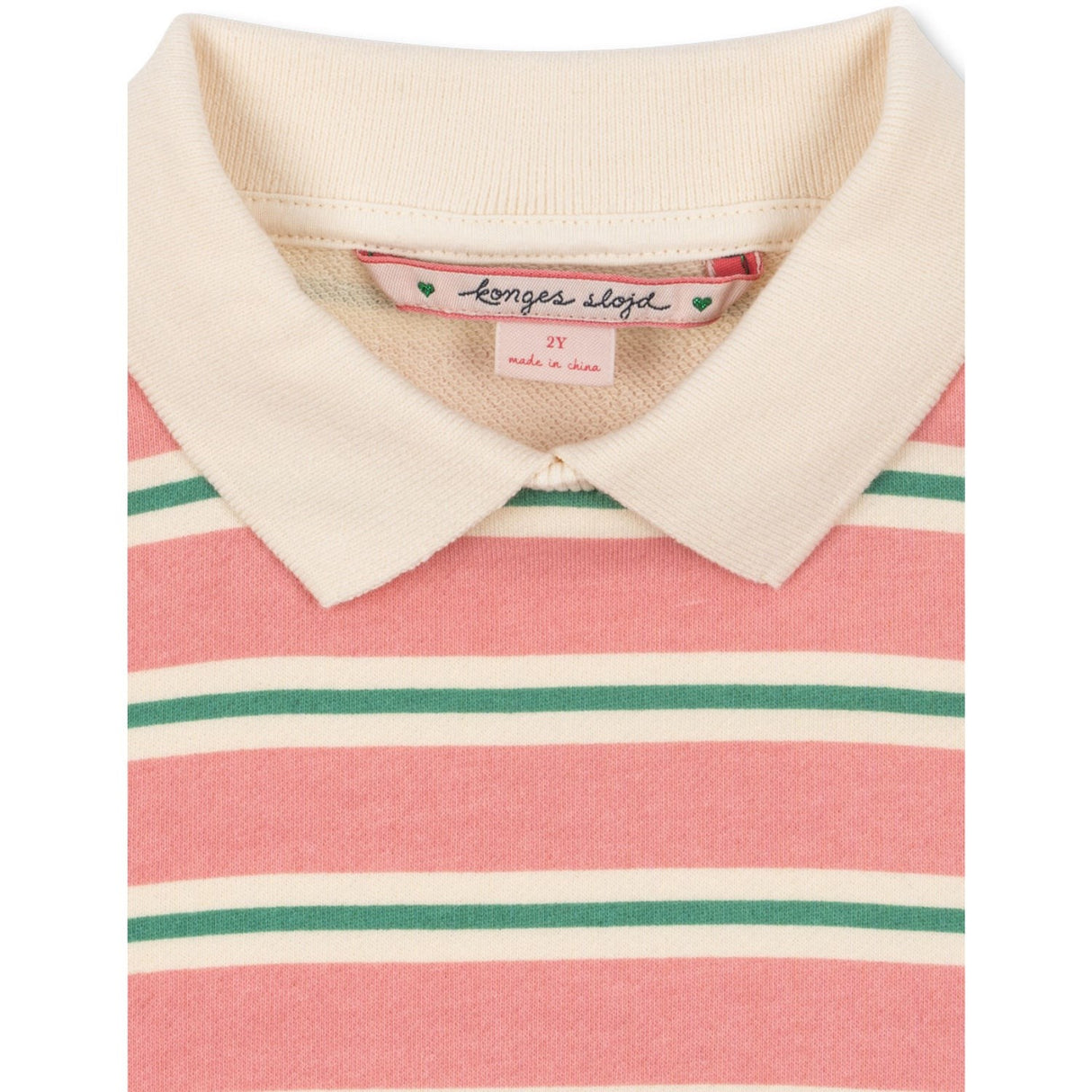 Konges Sløjd Blush Bound Stripe Spotty Ls Pikétröja Gots