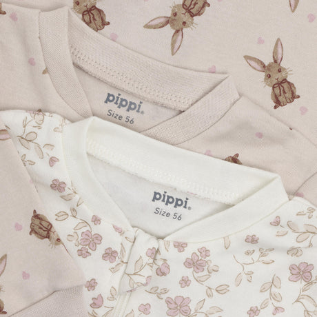 Pippi Violet Ice Nattdräkt -Zipper (2-Pack)