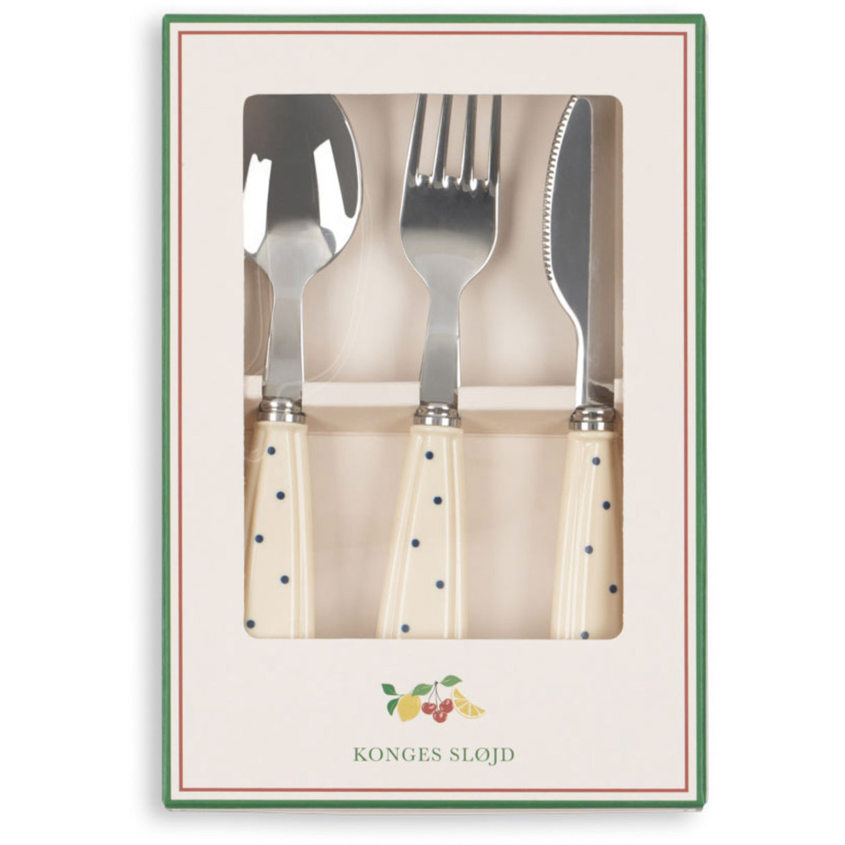 Konges Sløjd Navy Dot Bestick Sett