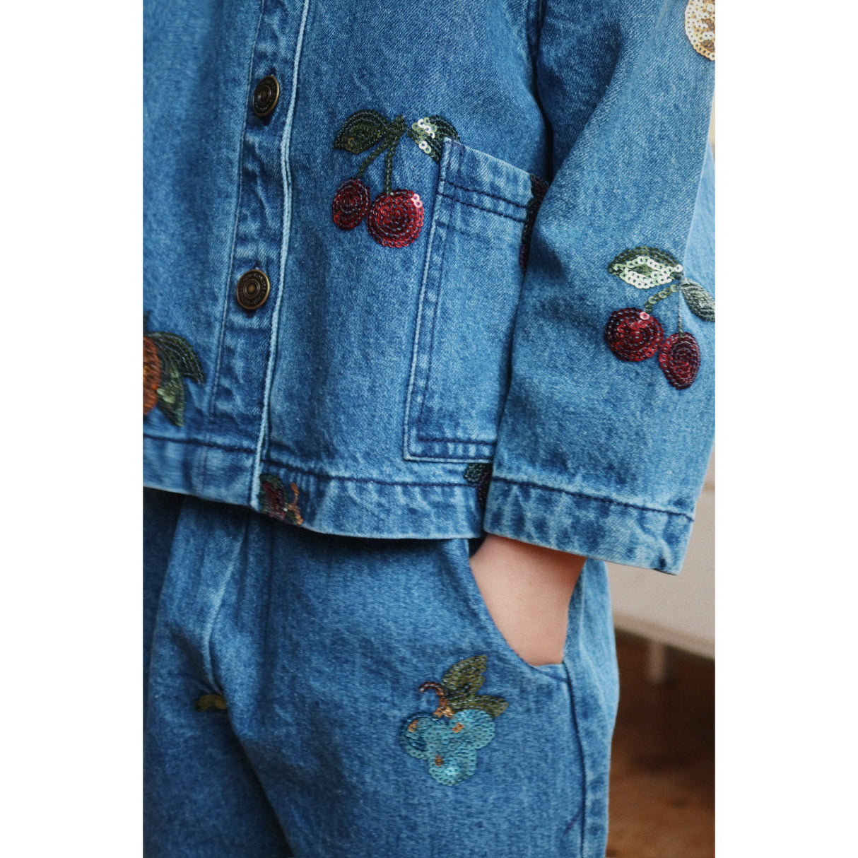 Konges Sløjd Vitamins Magot Paljet Frill Byxor Gots