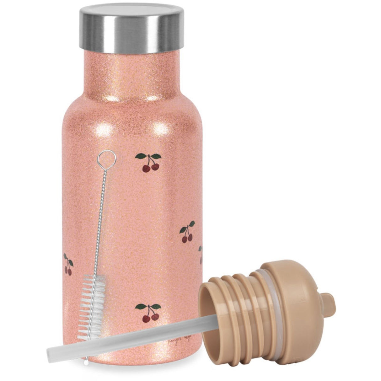 Konges Sløjd Cherry Glitter Glitter Thermo Flaska