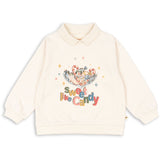 Konges Sløjd Antique White Spotty Ls Pikétröja Gots