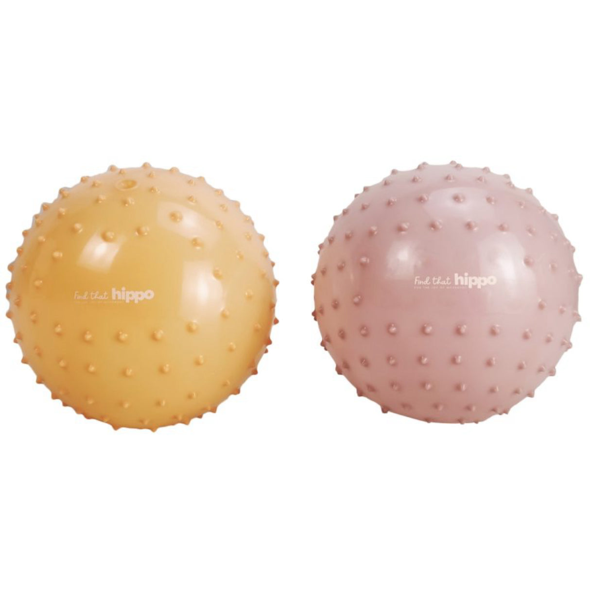 Find that Hippo Sanse-Bolde - Sett Med 2 Stk., Farver Buff & Rosy Brown