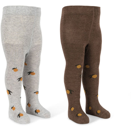 Konges Sløjd Lemon 2 Pack Jaquard Strumpbyxar Lemon