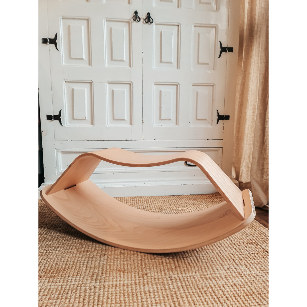 Curve Lab Natural Rocking Stool & Perfect Arc Balance Board