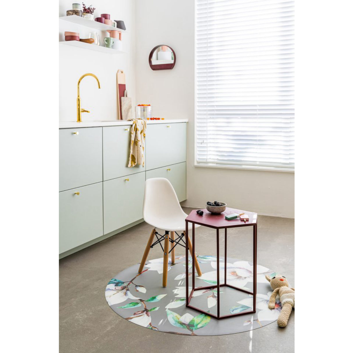 Everleigh & Me Magnolia Grå Stoleunderlag