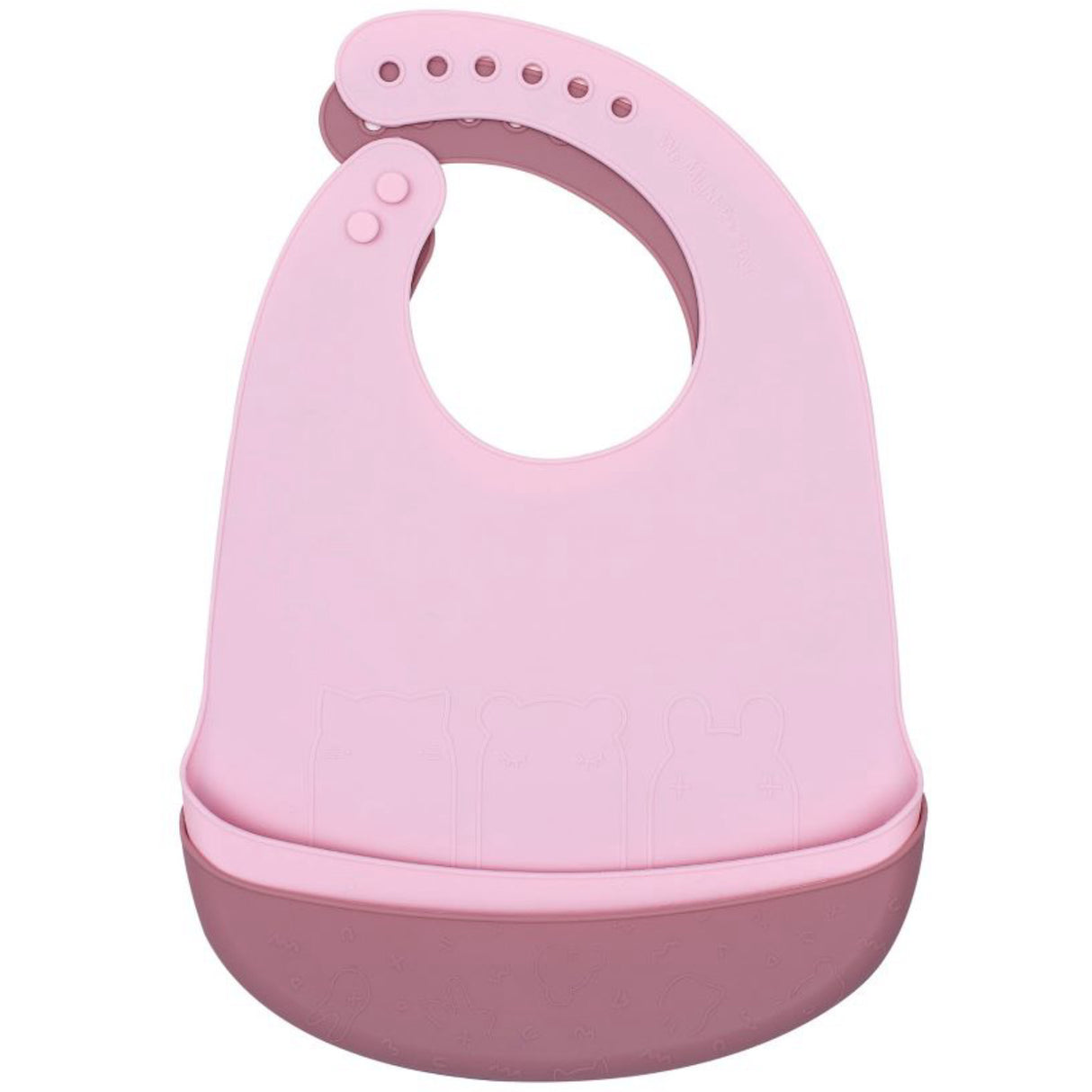 We Might Be Tiny Lyserød & Støvet Rosa 2-Pack Haklapp