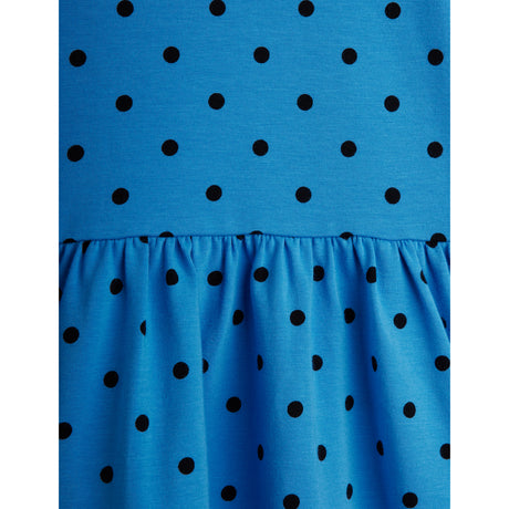 Mini Rodini Blue Polka Dots AOP Ls Klänning