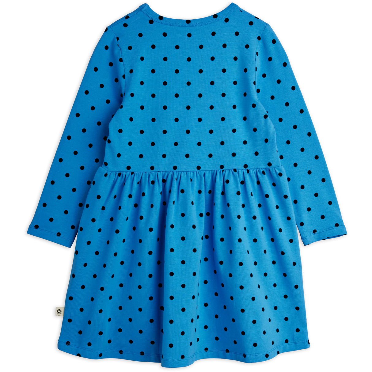 Mini Rodini Blue Polka Dots AOP Ls Klänning