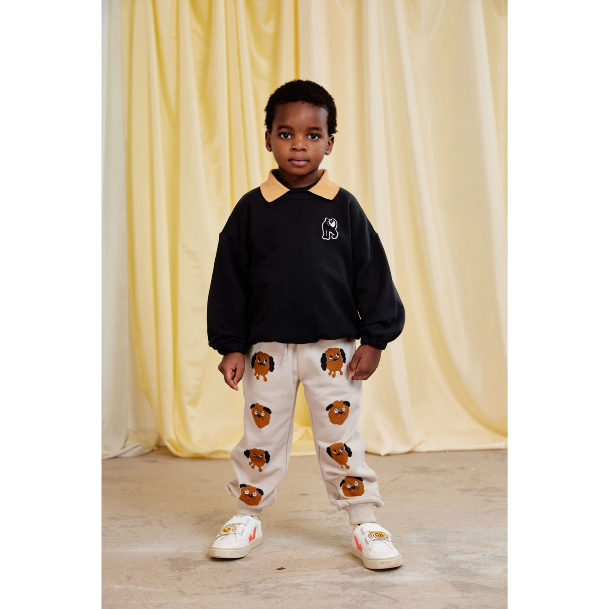Mini Rodini Black Panther Patch Krage Sweatshirt