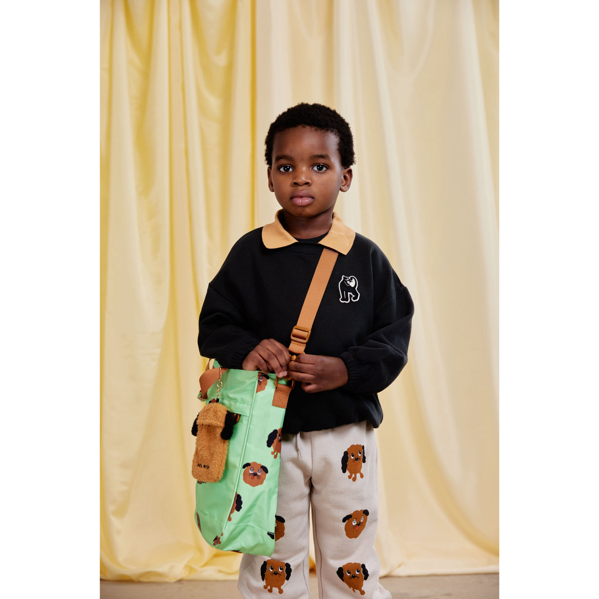 Mini Rodini Black Panther Patch Krage Sweatshirt