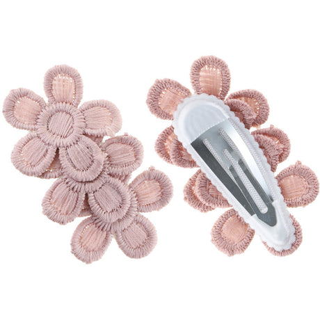 Bow's by Stær Rosa Dahlia Hårspänne (2-pack)