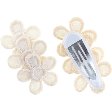 Bow's by Stær Benvit Dahlia Hårklämma (2-pack)